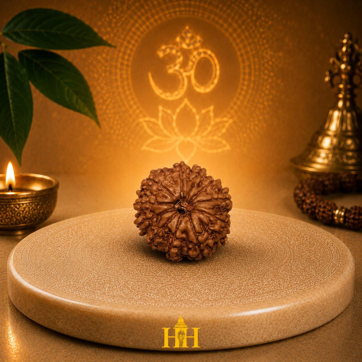 11 Mukhi Rudraksha Bead