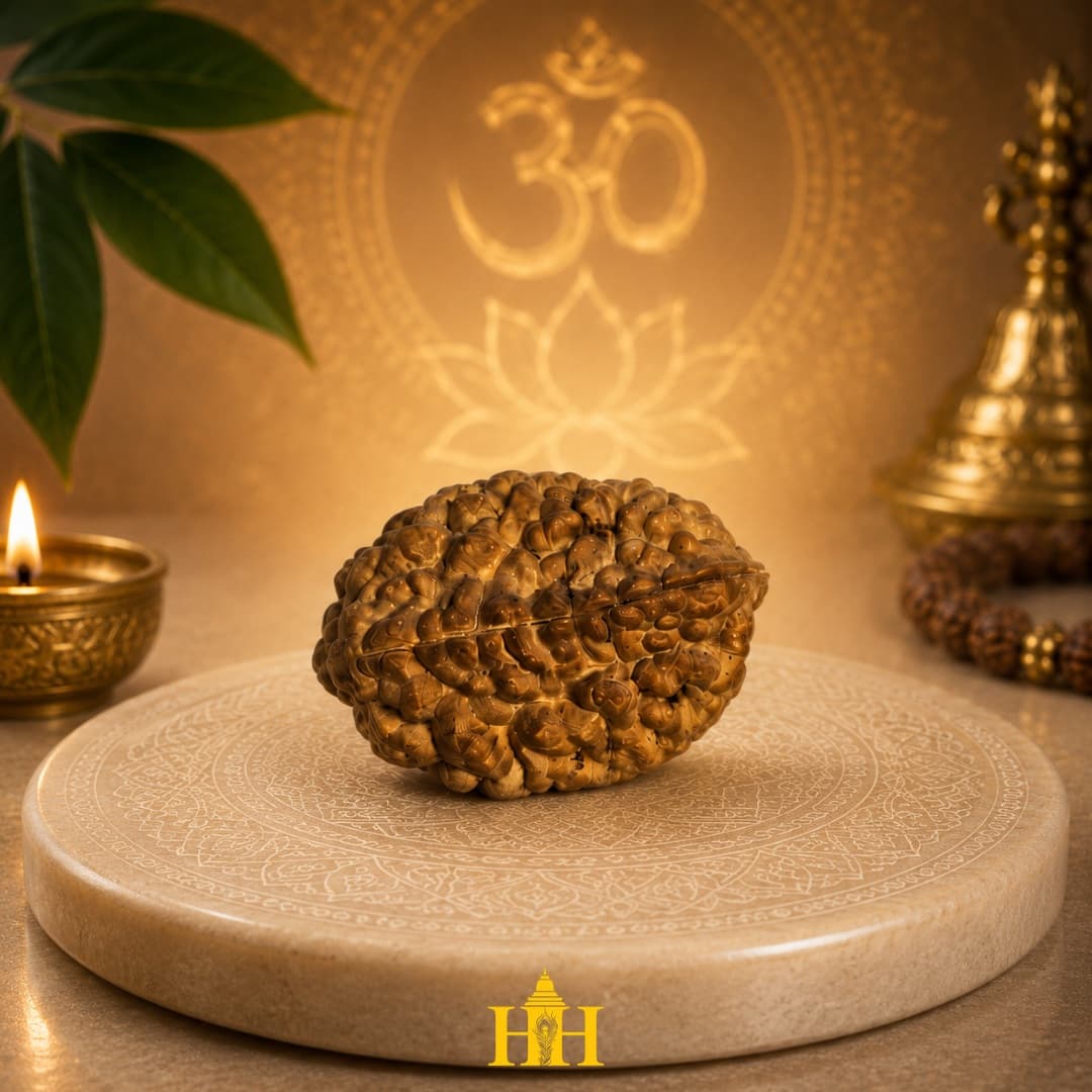 2 Mukhi Rudraksha Bead