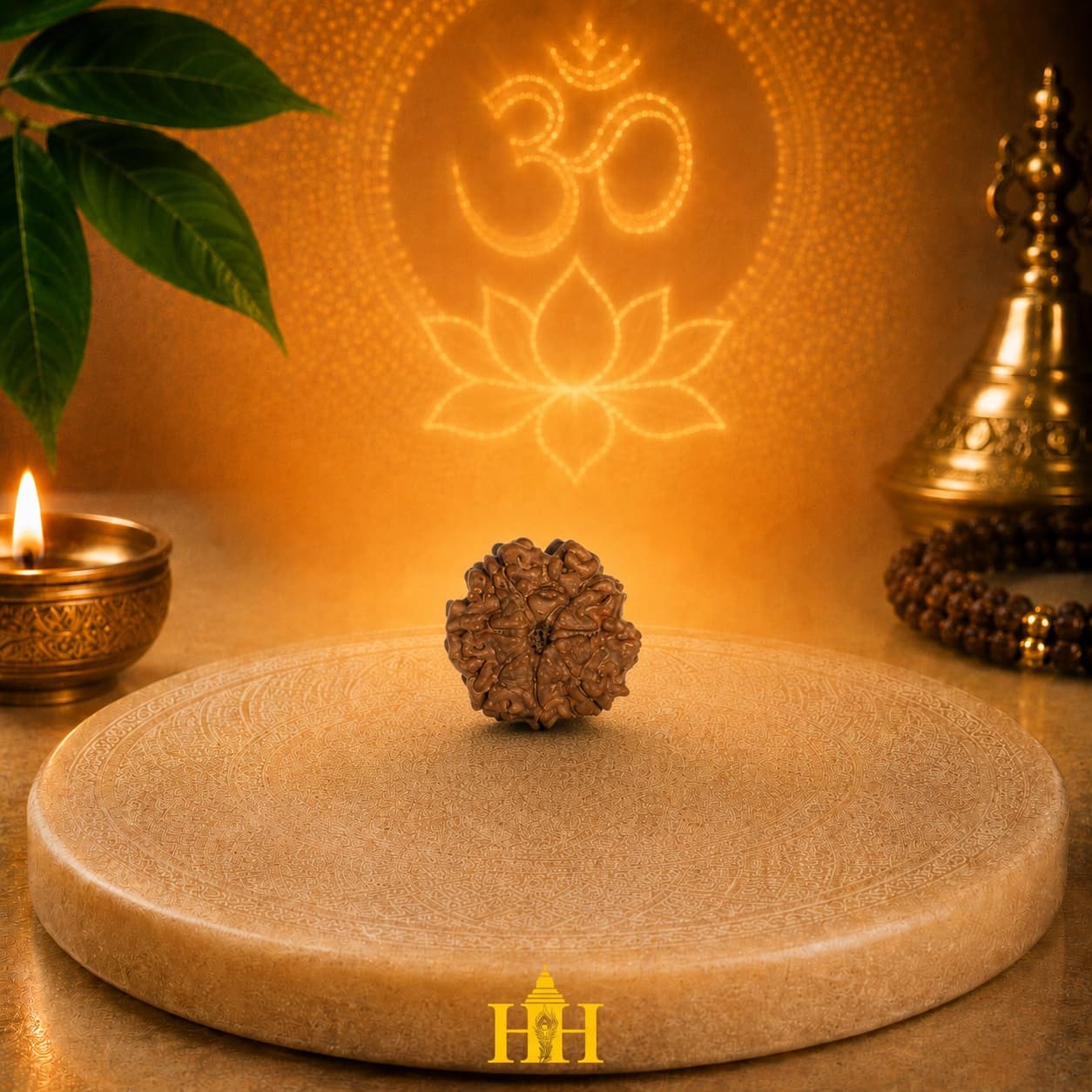 7 Mukhi Rudraksha Bead