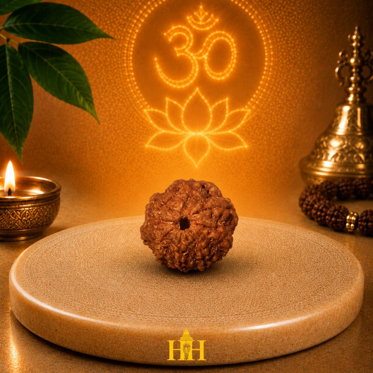 8 Mukhi Rudraksha Bead
