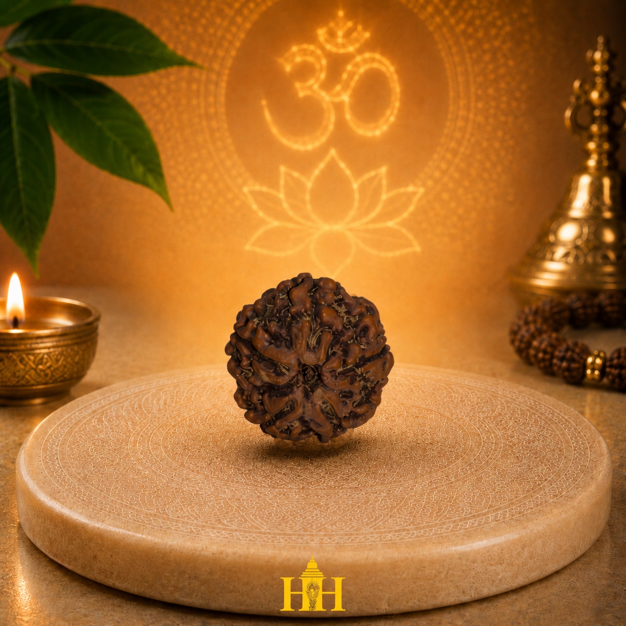 5 Mukhi Rudraksha Bead