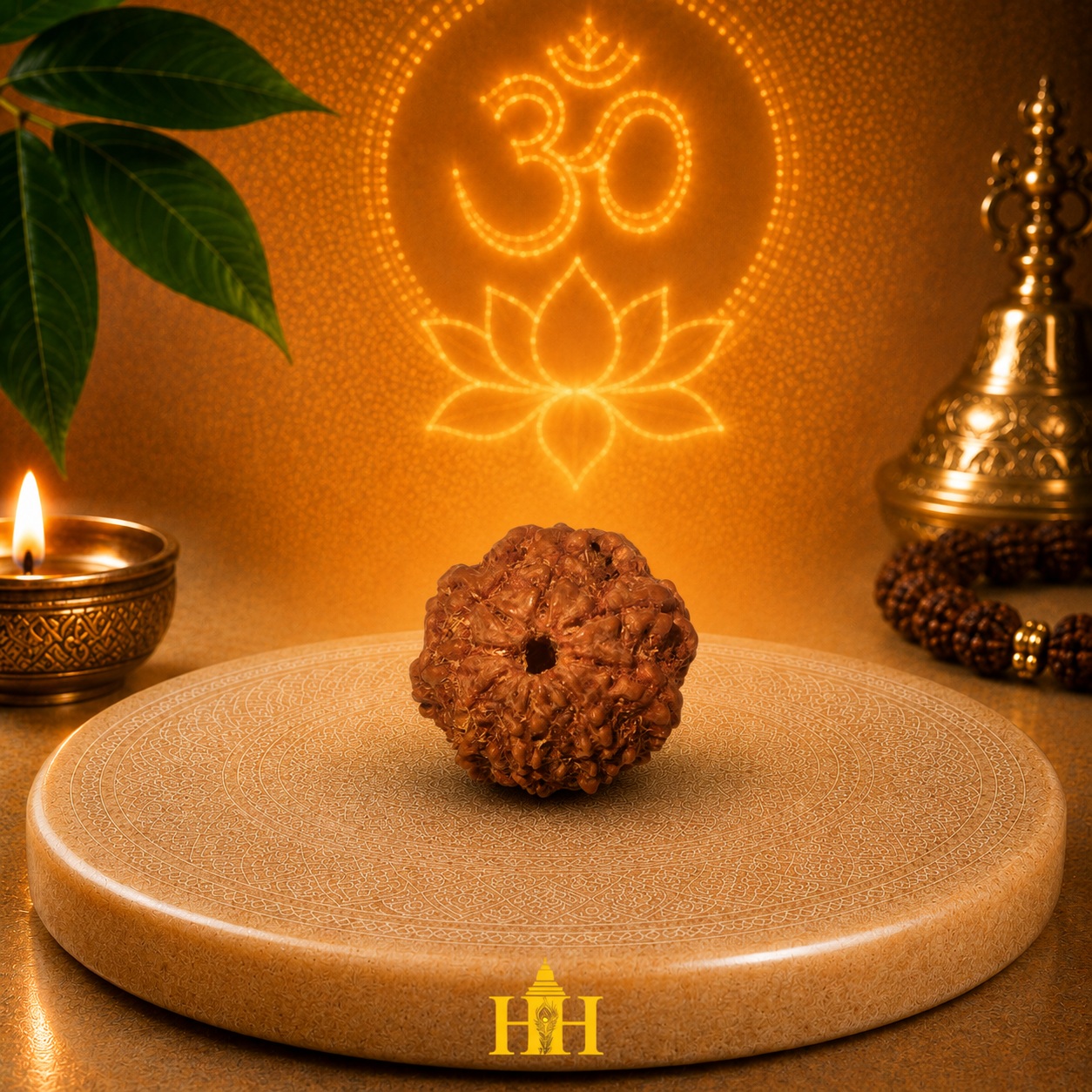 8 Mukhi Rudraksha Bead