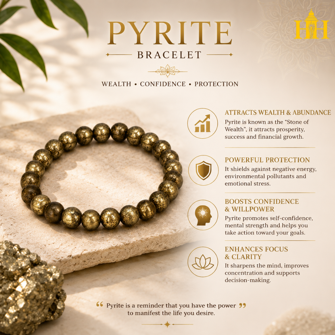 Raw Pyrite Bracelet