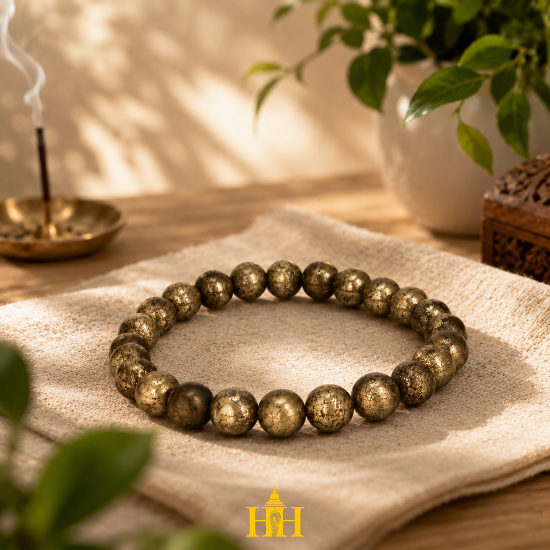 Raw Pyrite Bracelet